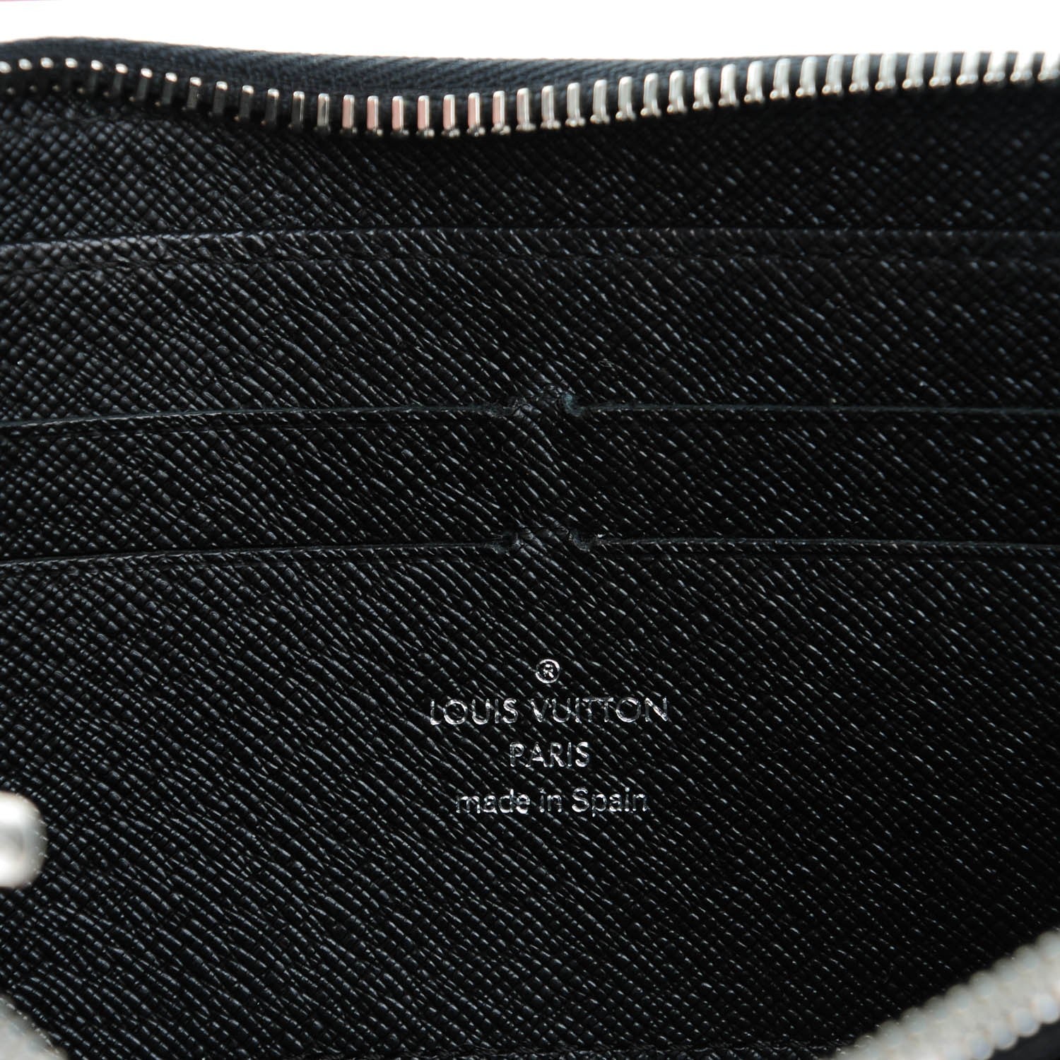 Louis Vuitton Epi Zippy Wallet Black 7 of 8