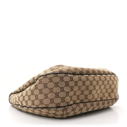 Gucci Monogram Large New Ladies Web Hobo Dark Brown 4 of 12