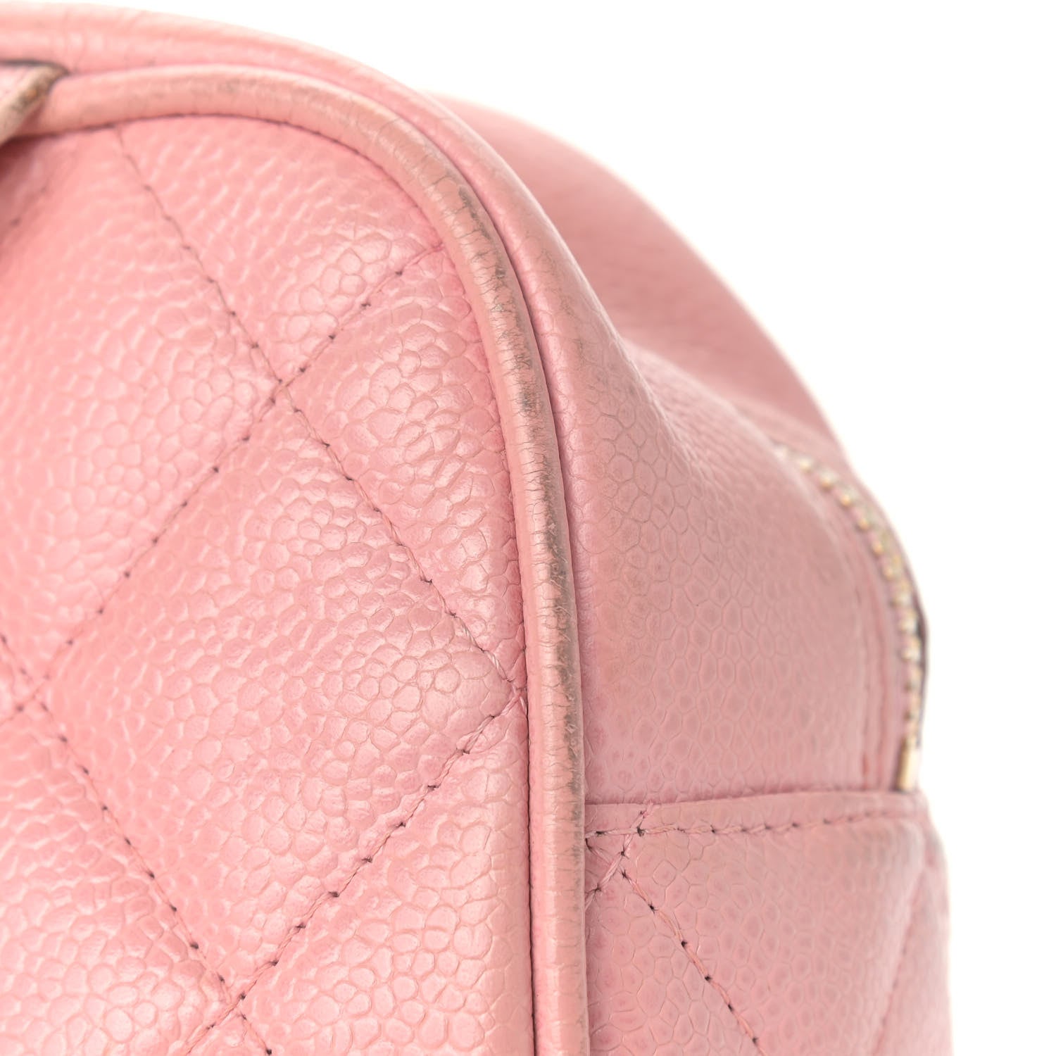 Chanel Caviar Quilted Small Bowler Pink 12 of 24