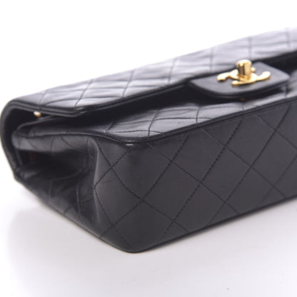 Chanel Lambskin Quilted Small Double Flap Black 9 of 13