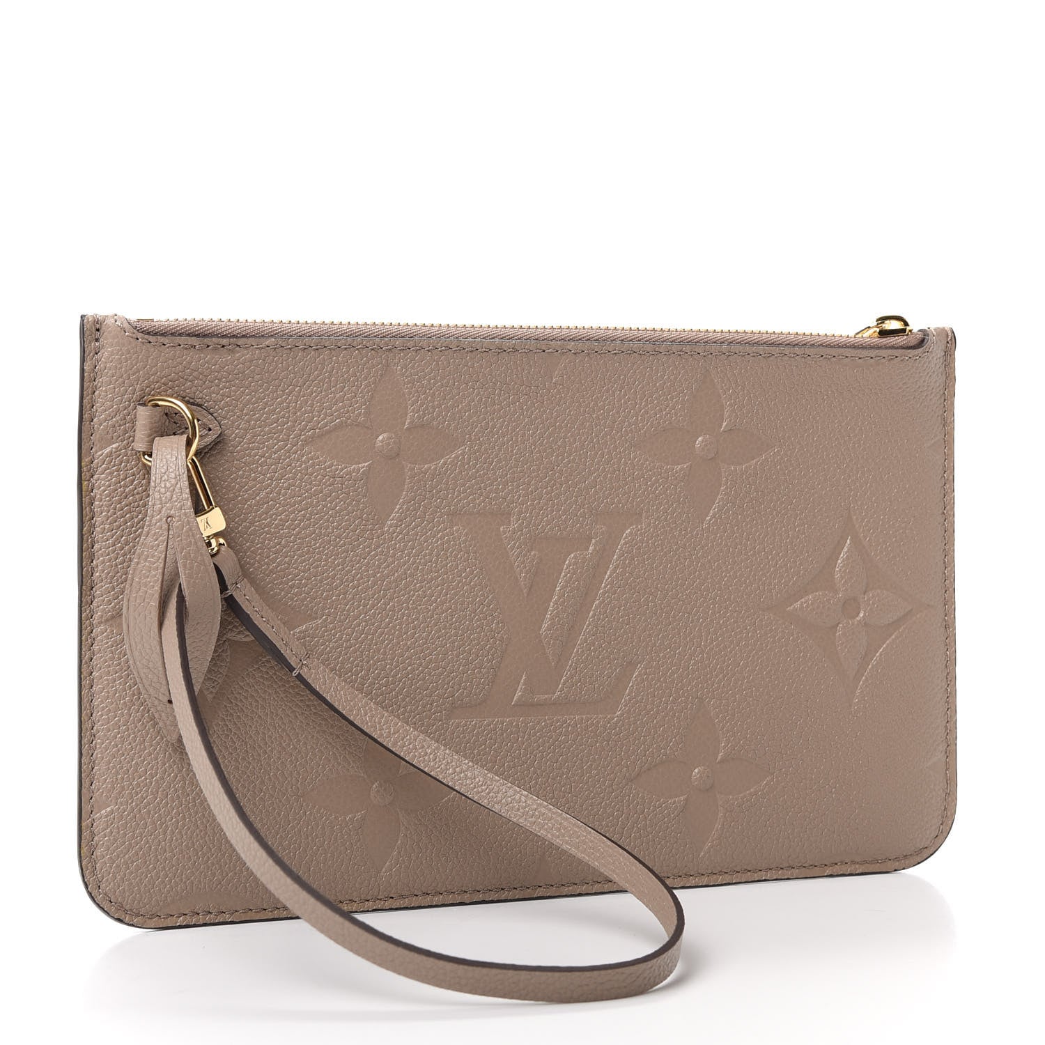 Louis Vuitton Empreinte Monogram Giant Neverfull MM Pochette Tourterelle 3 of 5