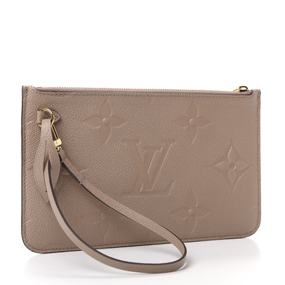 Louis Vuitton Empreinte Monogram Giant Neverfull MM Pochette Tourterelle 3 of 5