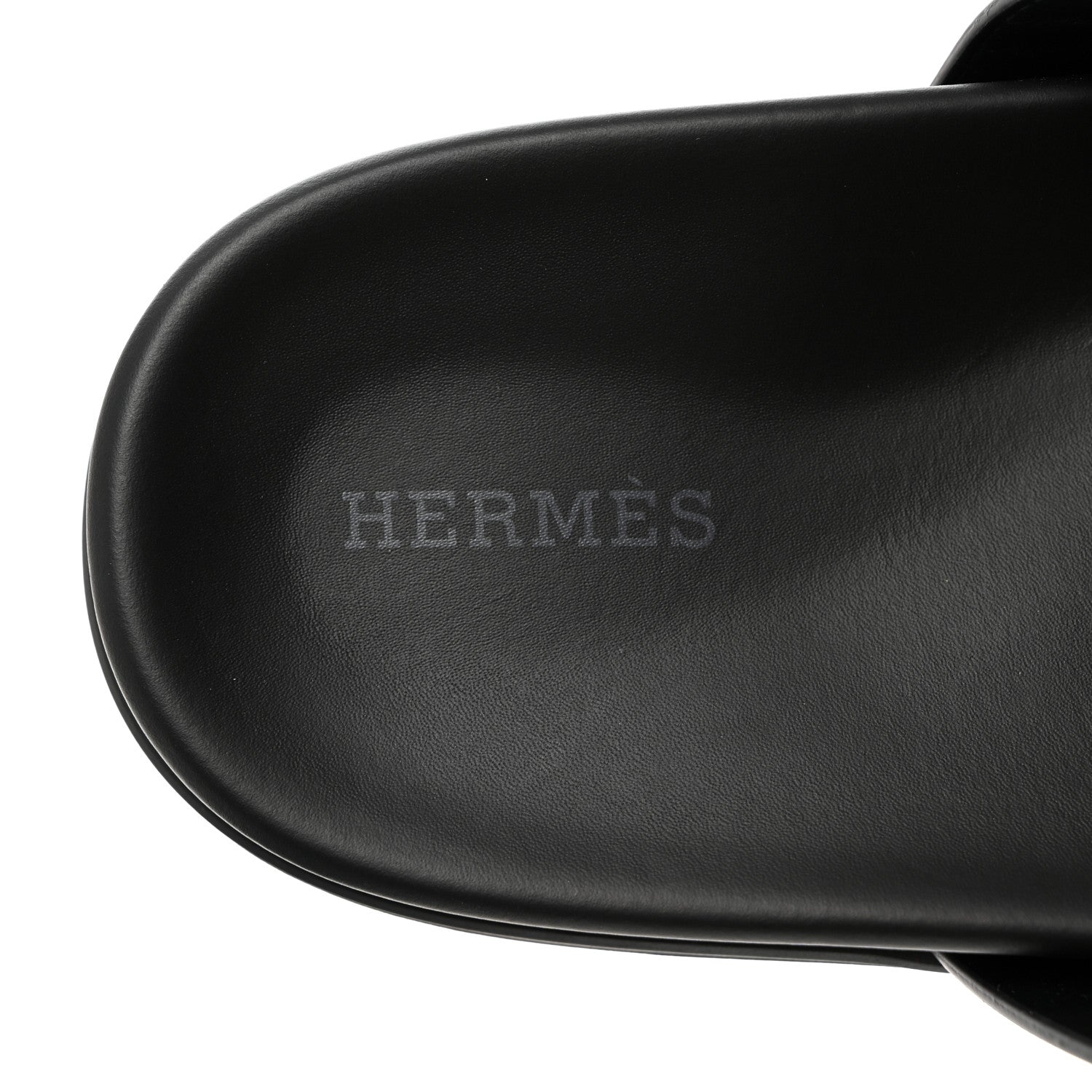 Hermes Calfskin Womens Chypre Sandals 38 Black 7 of 9