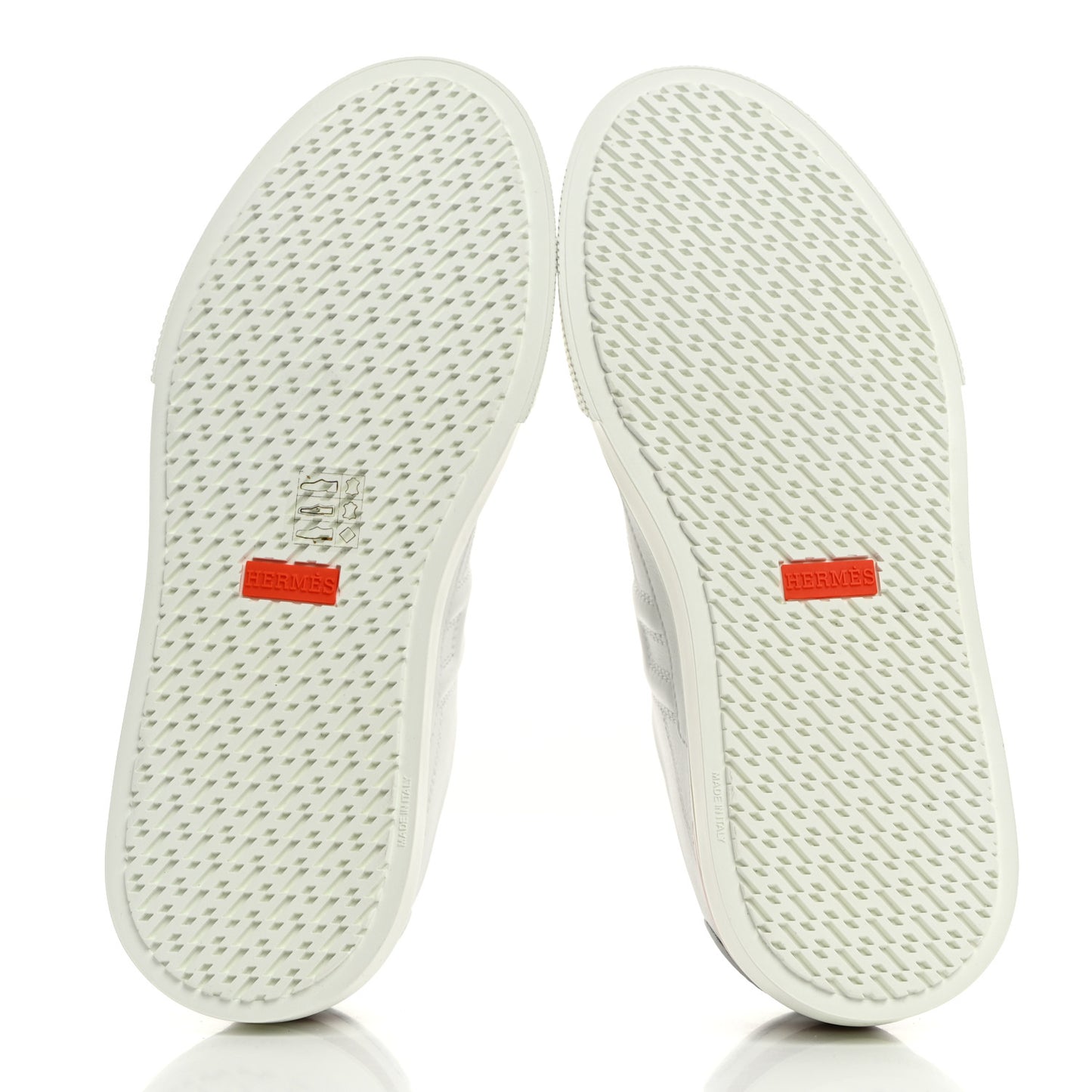 Calfskin Deep Sneakers 37 White Naturel