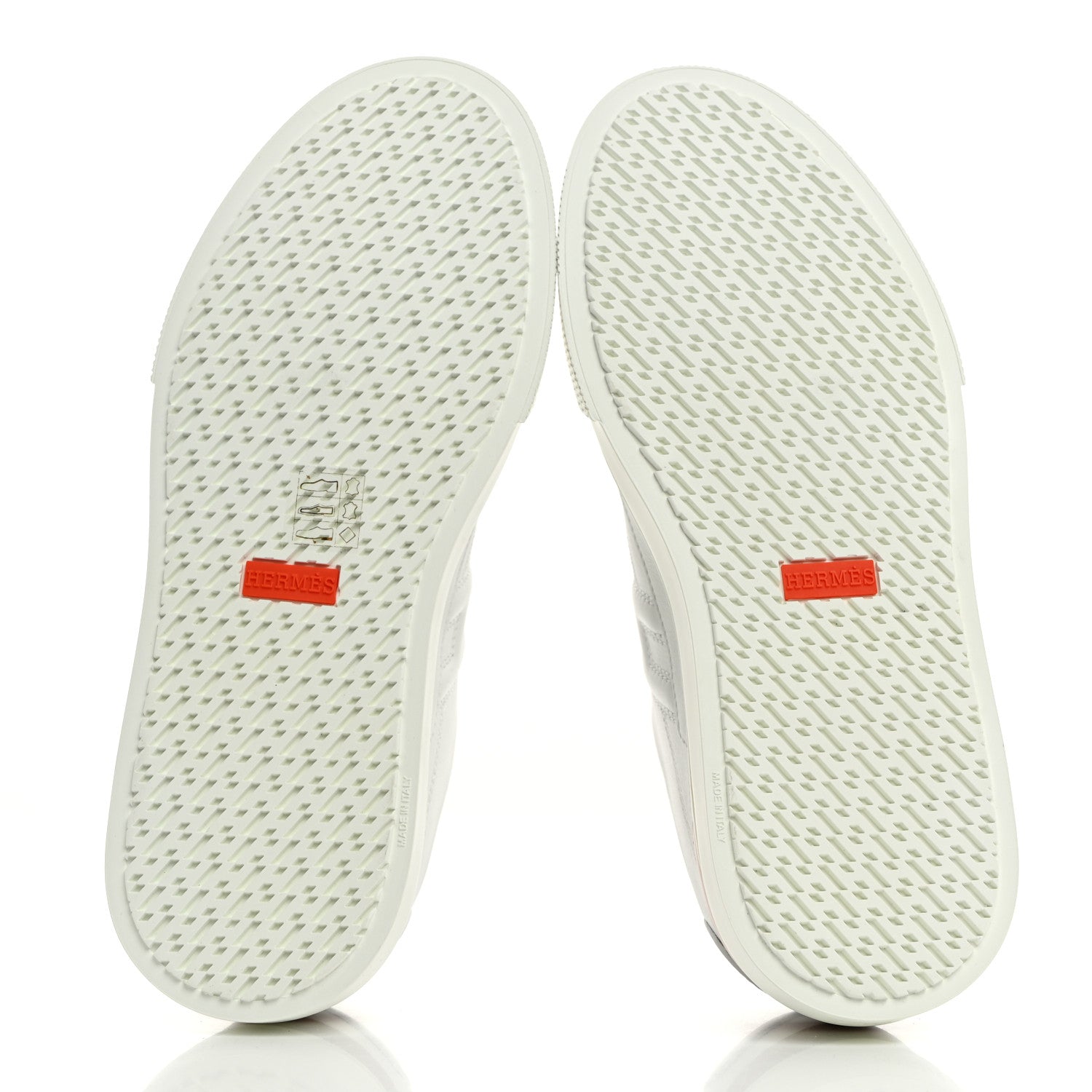 Hermes Calfskin Deep Sneakers 37 White Naturel 5 of 8