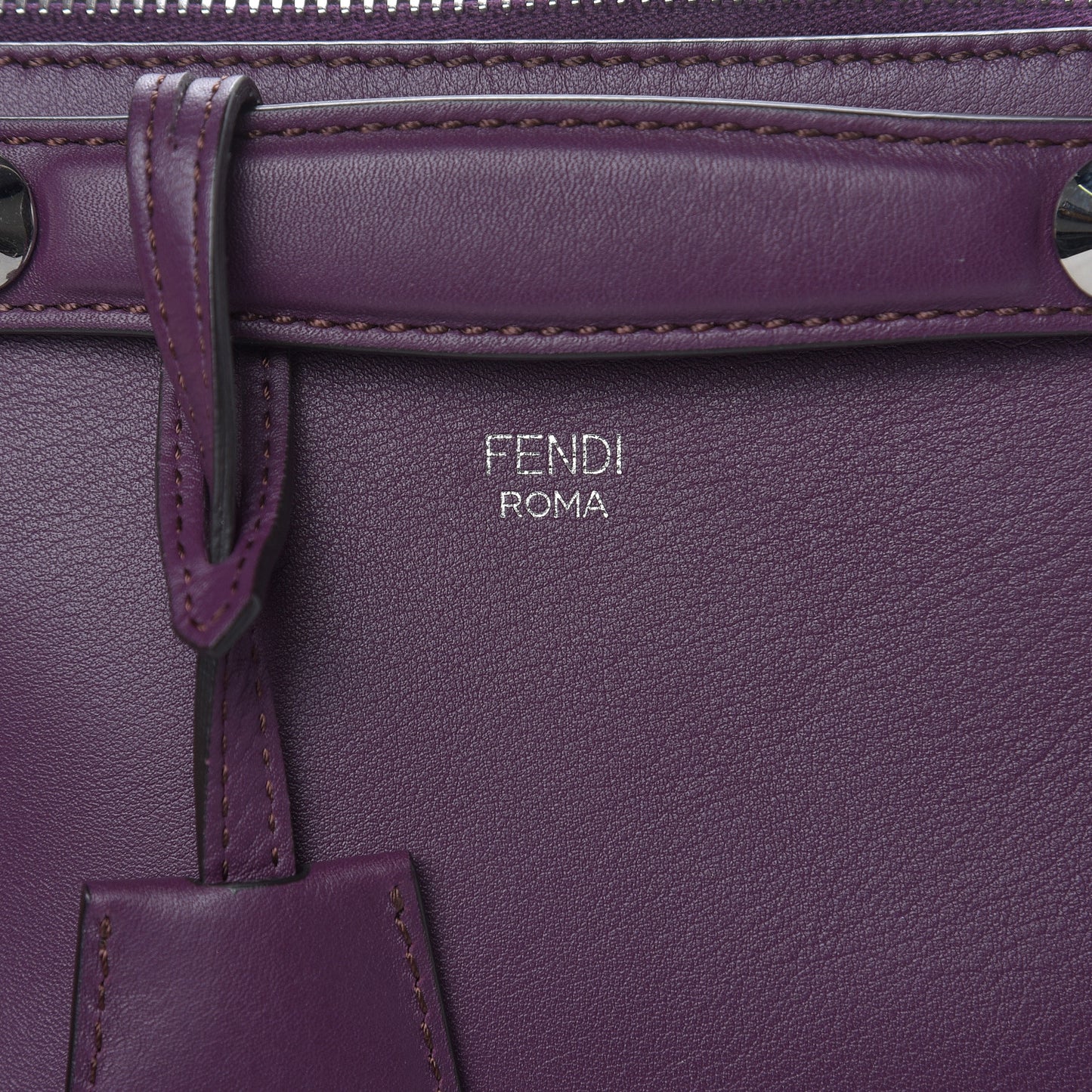 Vitello Dolce Mini By The Way Boston Bag Aubergine
