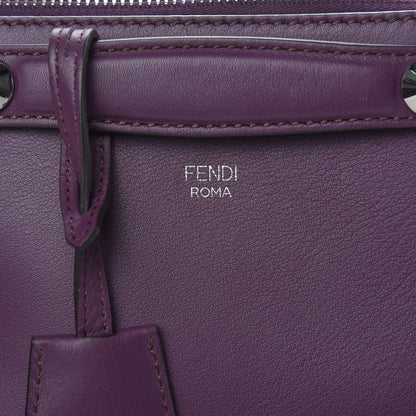 Fendi Vitello Dolce Mini By The Way Boston Bag Aubergine 10 of 10