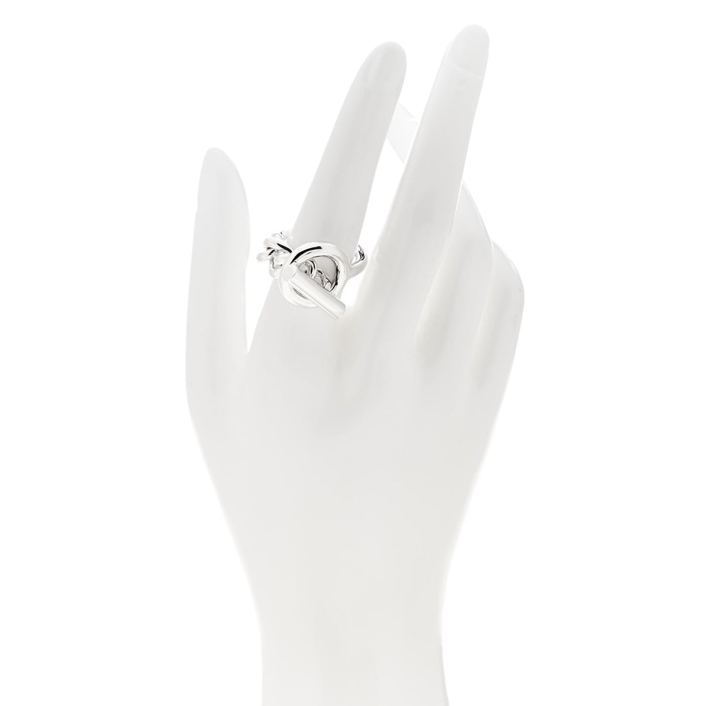 Sterling Silver GM Croisette Ring 57 8