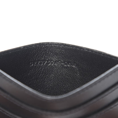Saint Laurent Calfskin Smoking Forever Patch Credit Card Case Black 7 of 7
