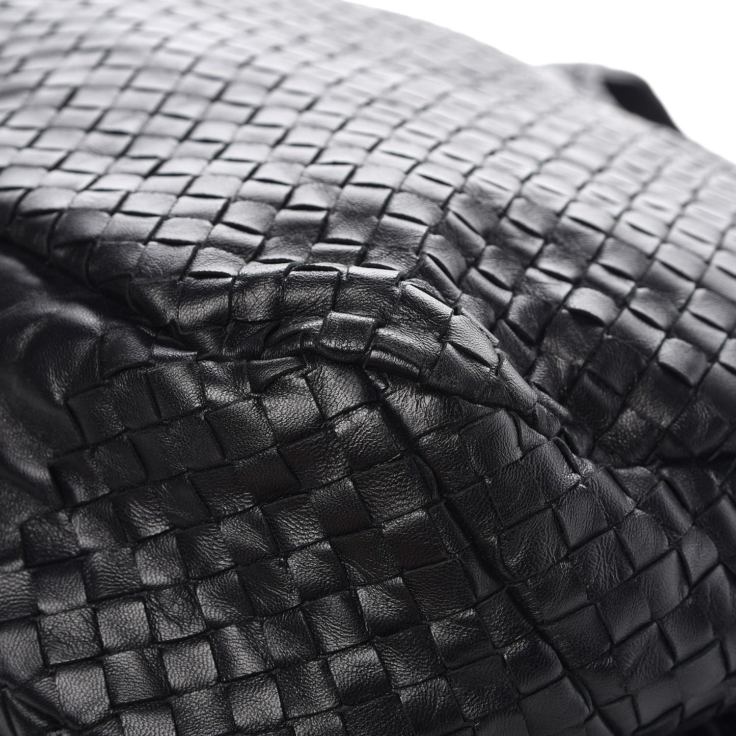 Nappa Intrecciato Large Campana Black