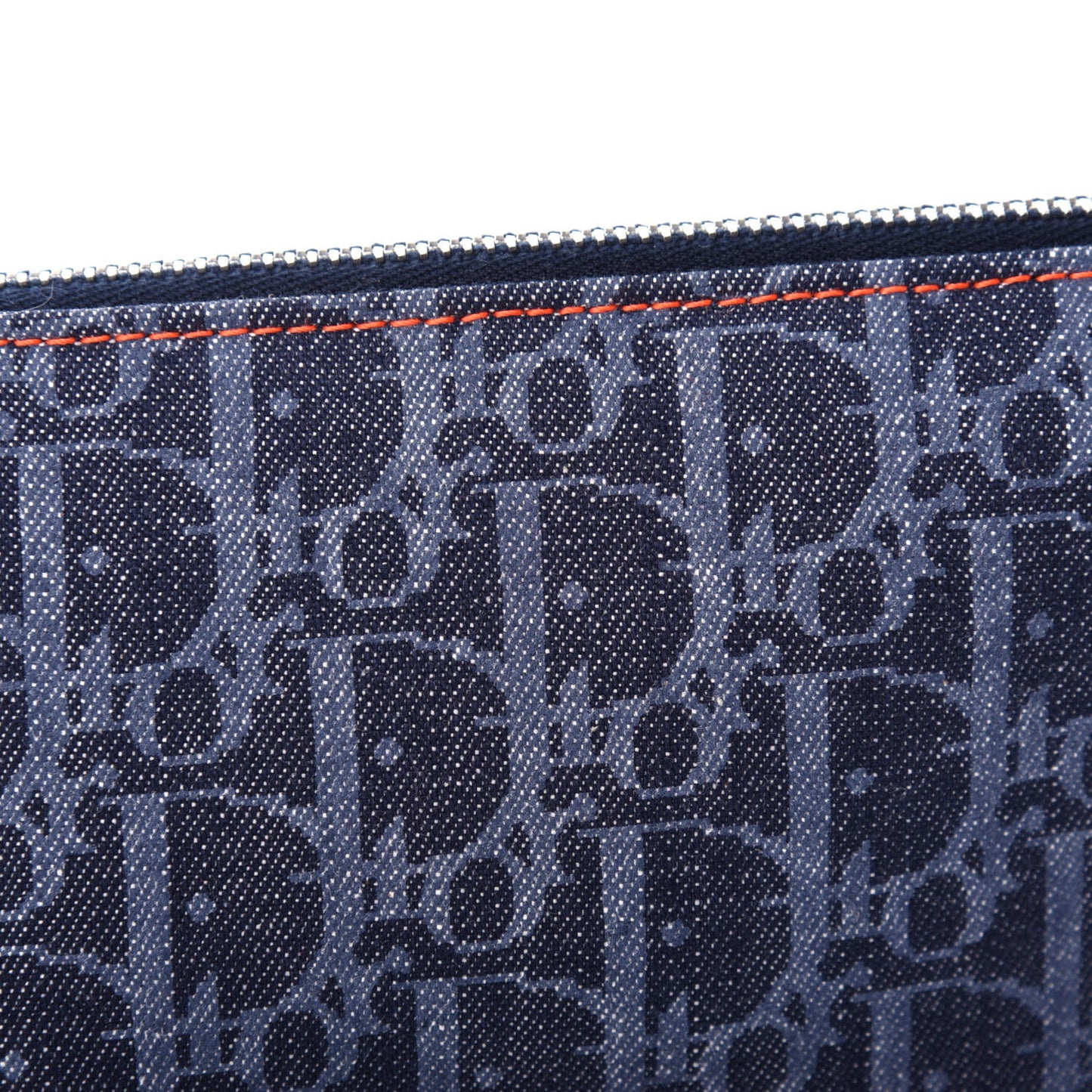 Denim Monogram Mini Saddle Pochette Navy