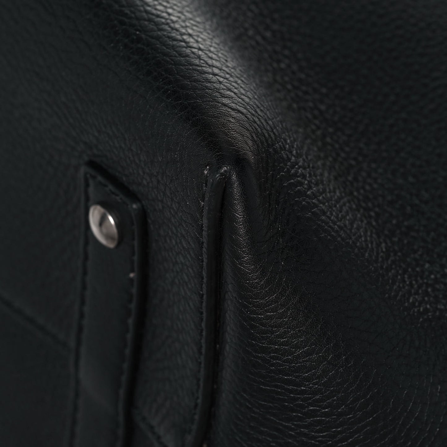 Marais Calfskin Large Belt Bag Black