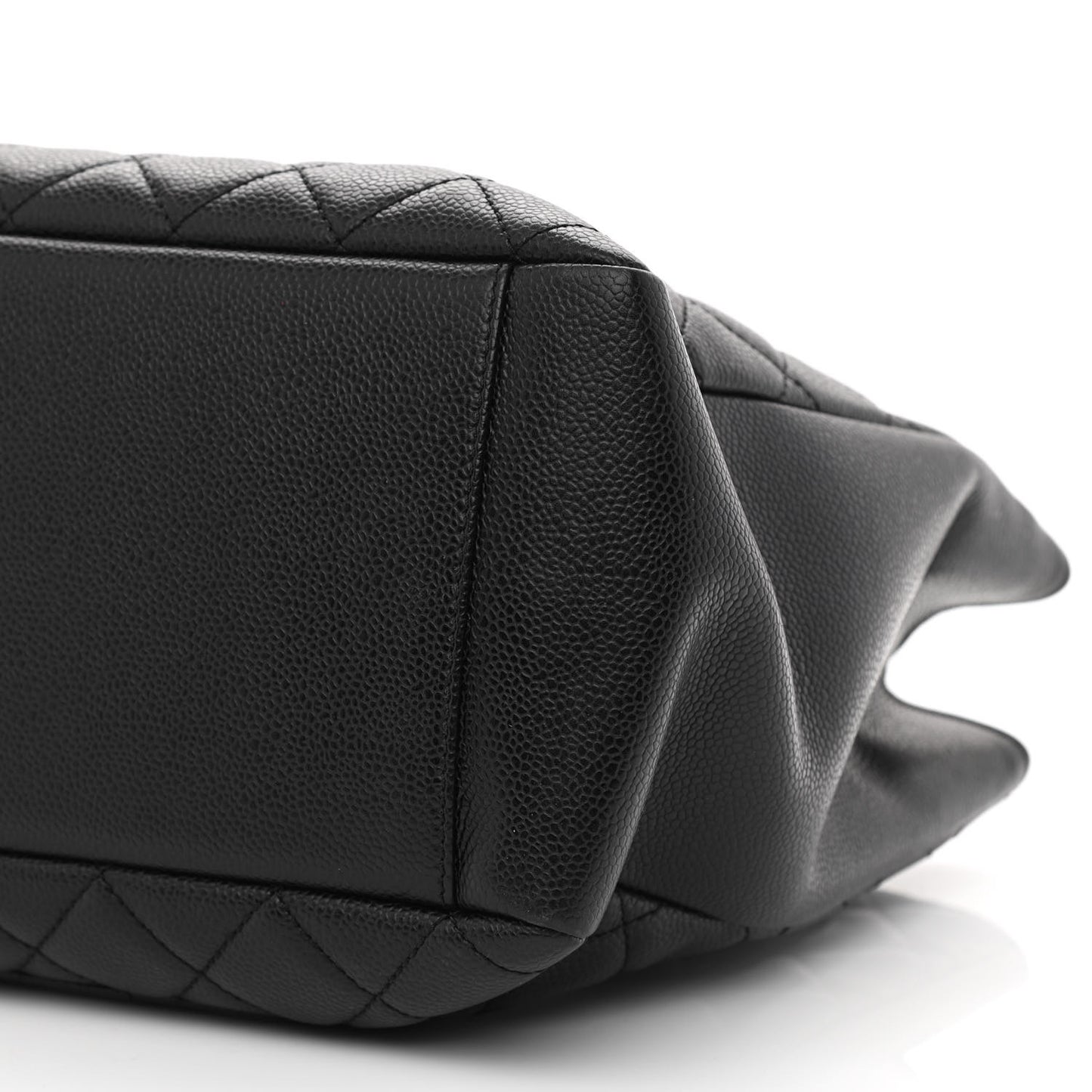 Caviar Quilted Grand Shopping Tote GST Black