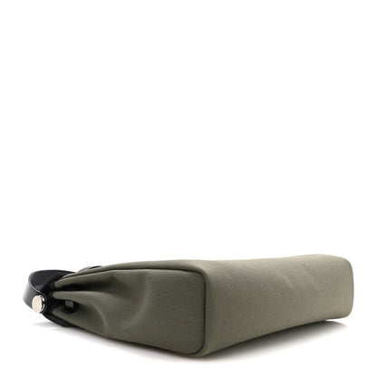Hermes Military Toile Vache Hunter Herbag 39 Vert De Gris Black 5 of 12