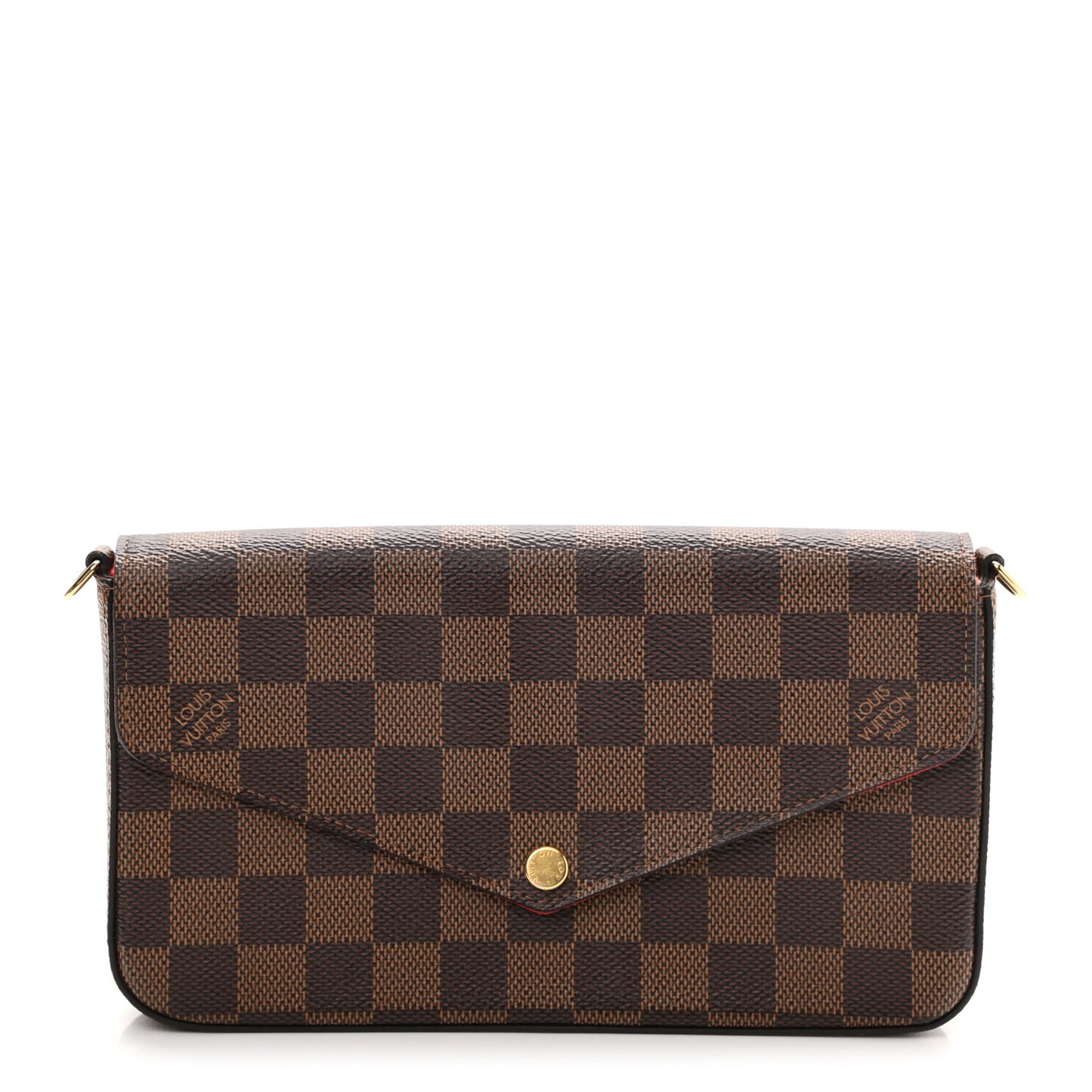 Damier Ebene Pochette Felicie Chain Wallet