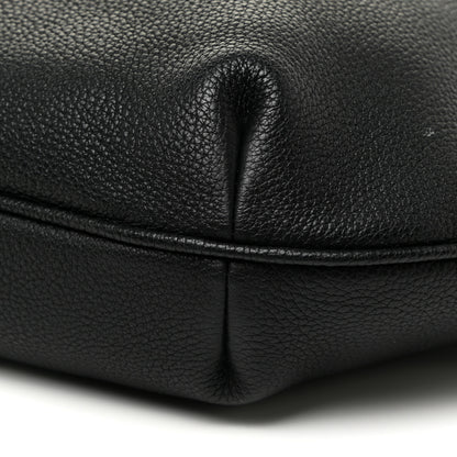 Gucci Grained Calfskin Logo Half Moon Hobo Black 10 of 14