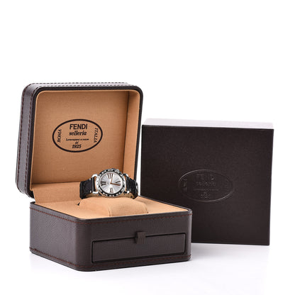 Fendi Stainless Steel Calfskin 37mm Selleria Quartz Watch 7 of 7