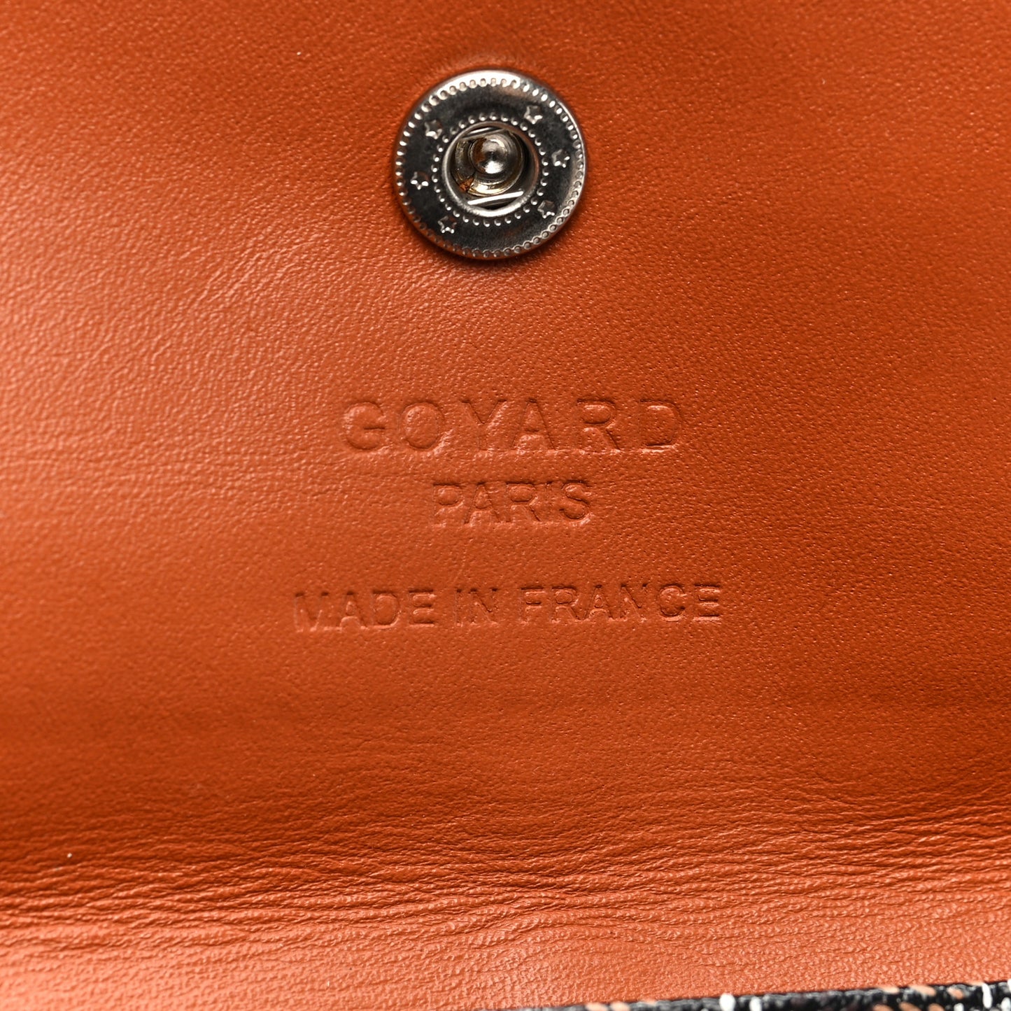 Goyardine Pouch Black Gold