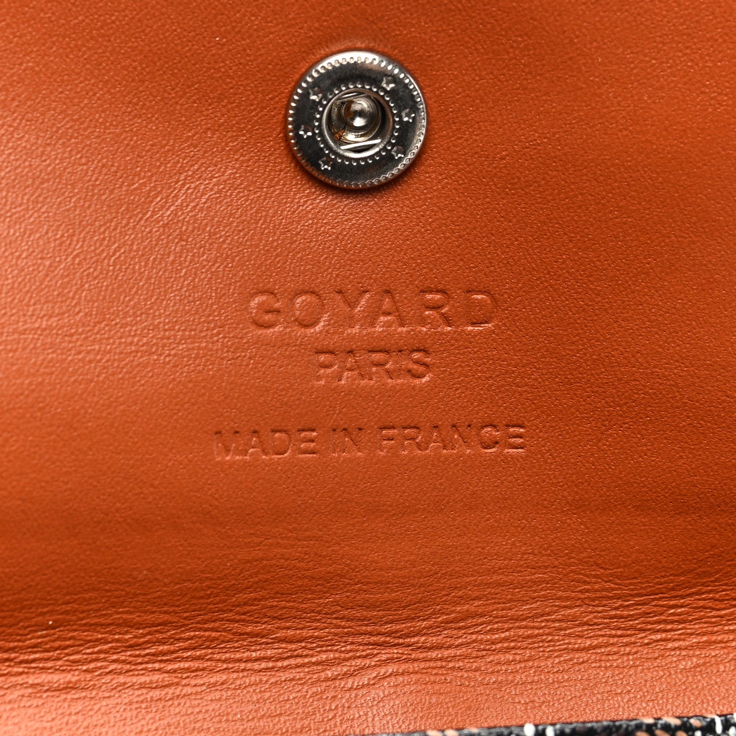 Goyard Goyardine Pouch Black Gold 6 of 6