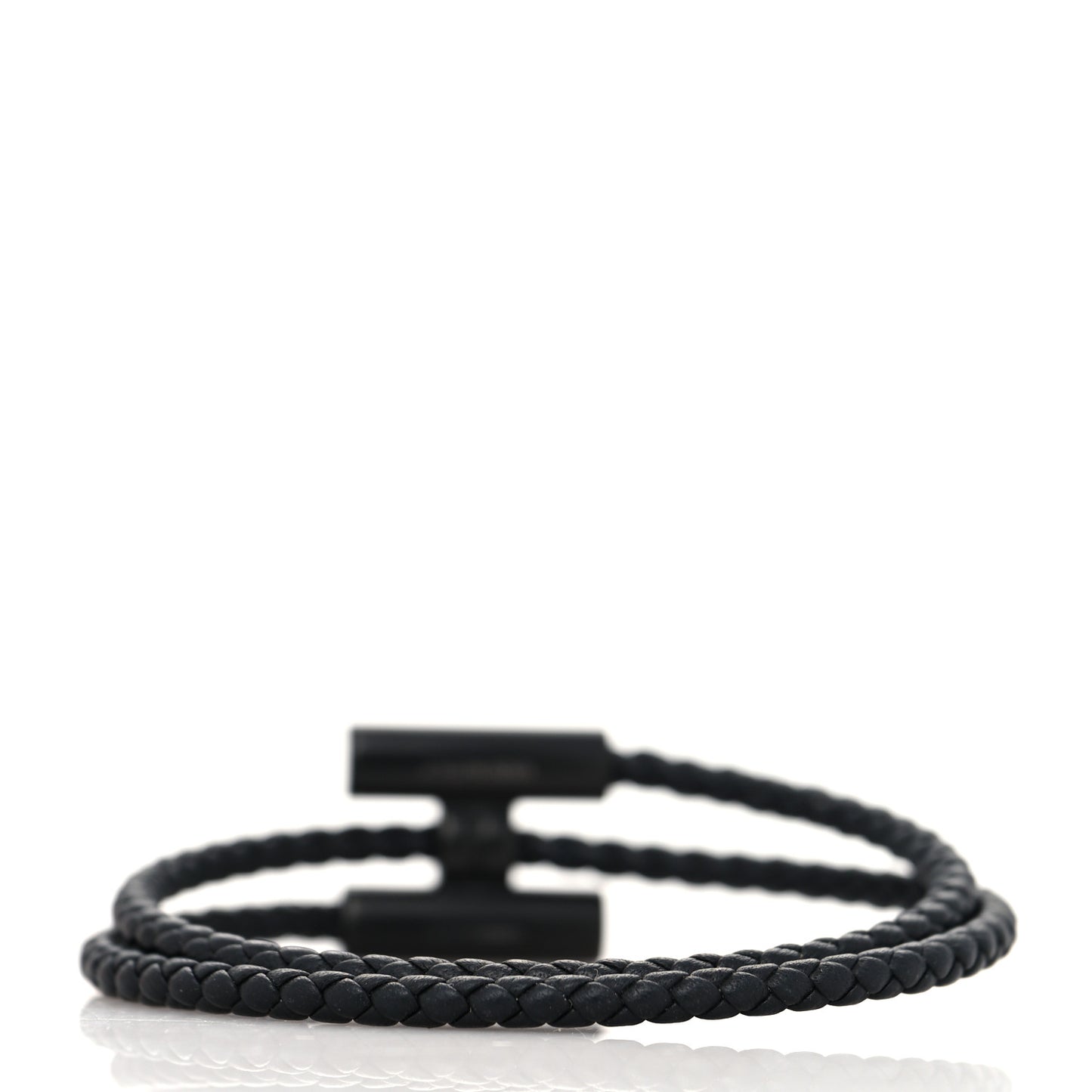 Swift Double Wrap Cord Tournis Tresse Bracelet T4 Black