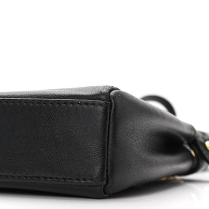 Fendi Nappa Micro Peekaboo Iconic Satchel Black 9 of 9