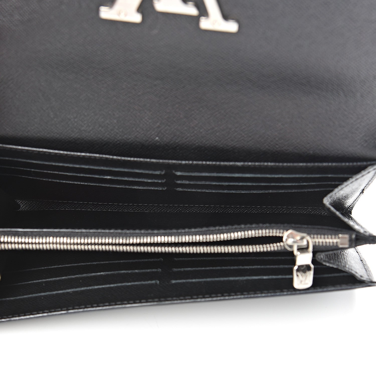 Louis Vuitton Epi Louise Wallet Black 4 of 11