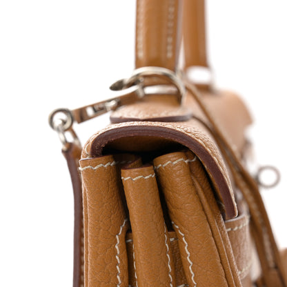Hermes Chevre de Coromandel Kelly Retourne 32 Caramel 13 of 15