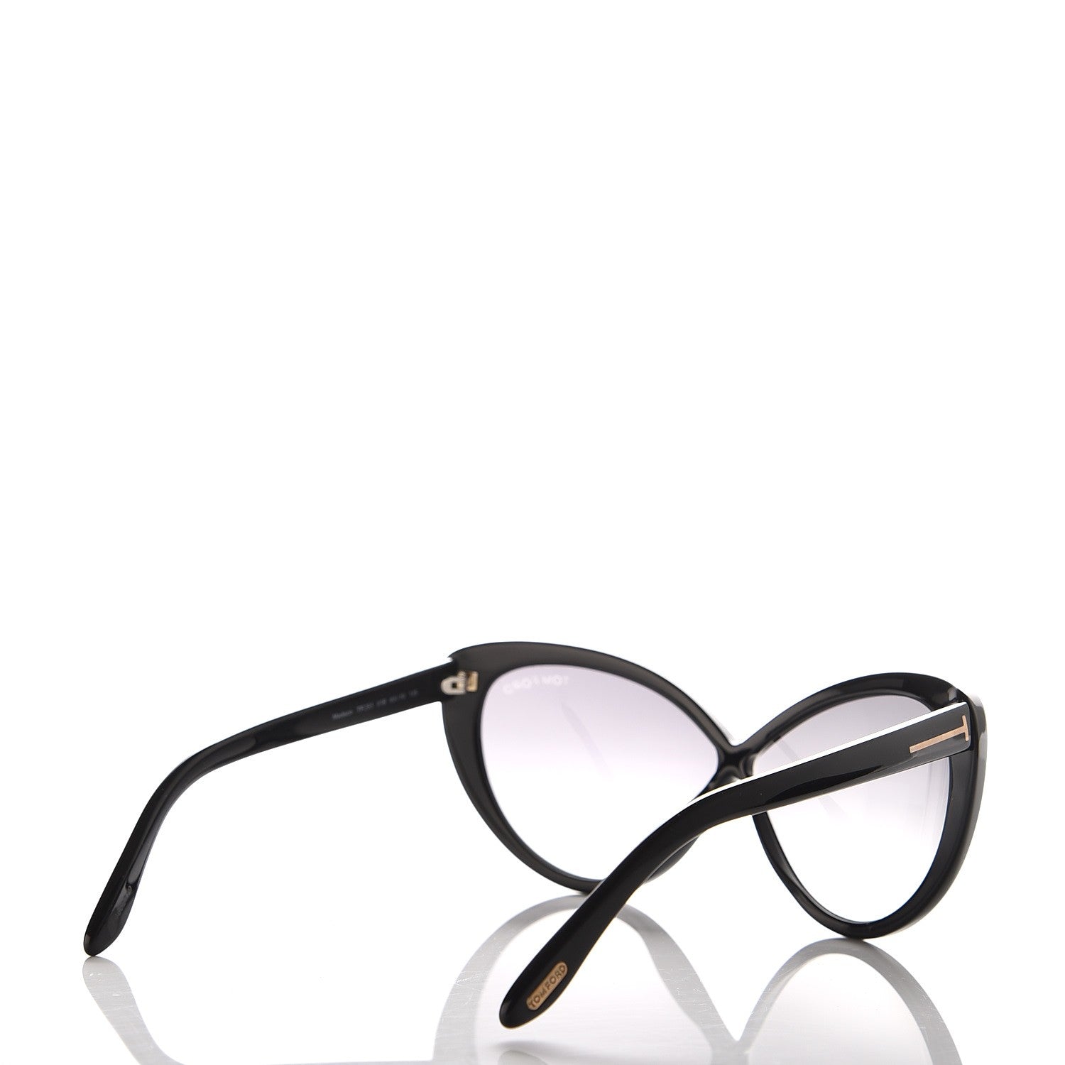 Tom Ford Madison Cat Eye Sunglasses TF253 Black 4 of 8