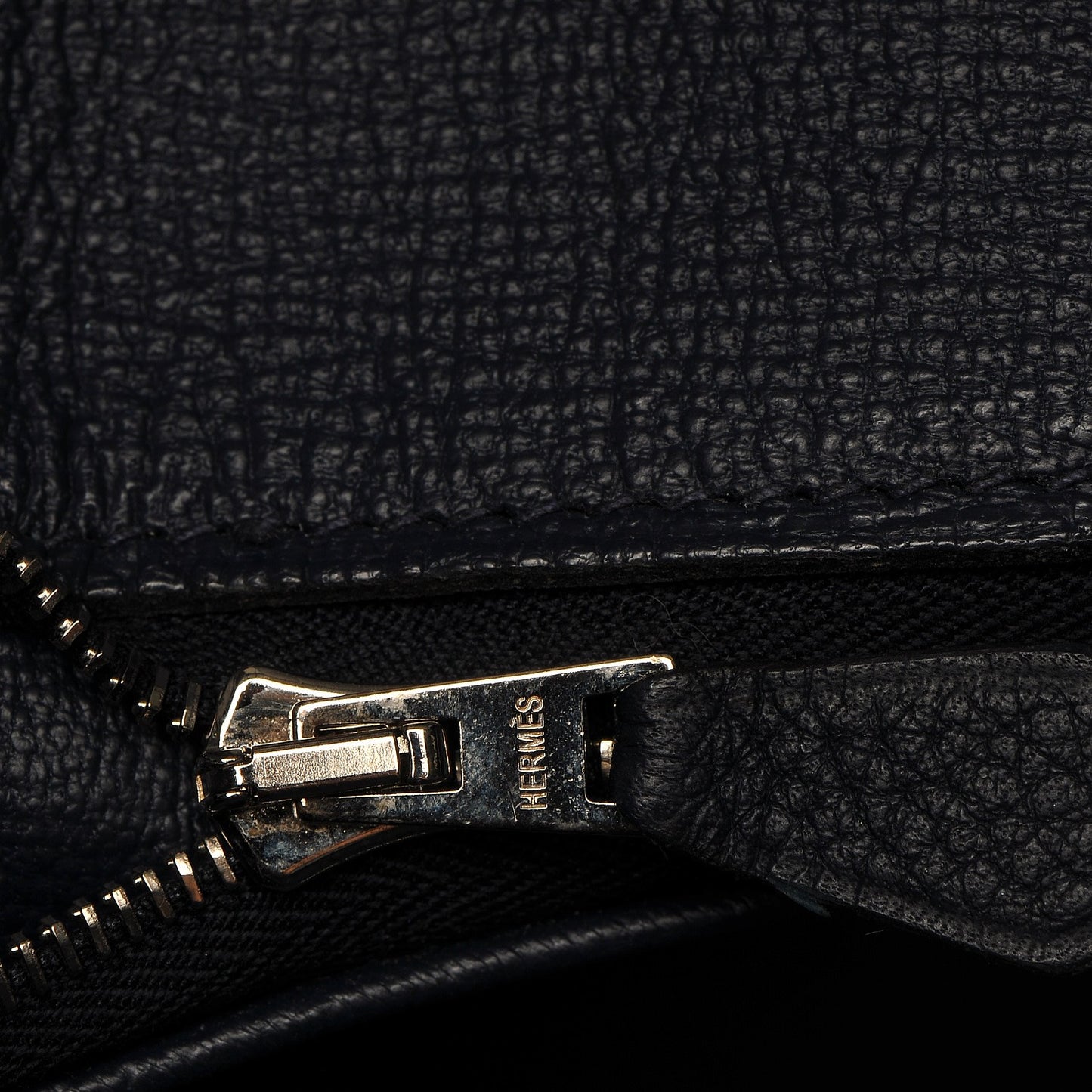 Taurillon Clemence Birkin 35 Bleu Abysse