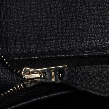Hermes Taurillon Clemence Birkin 35 Bleu Abysse 21 of 27