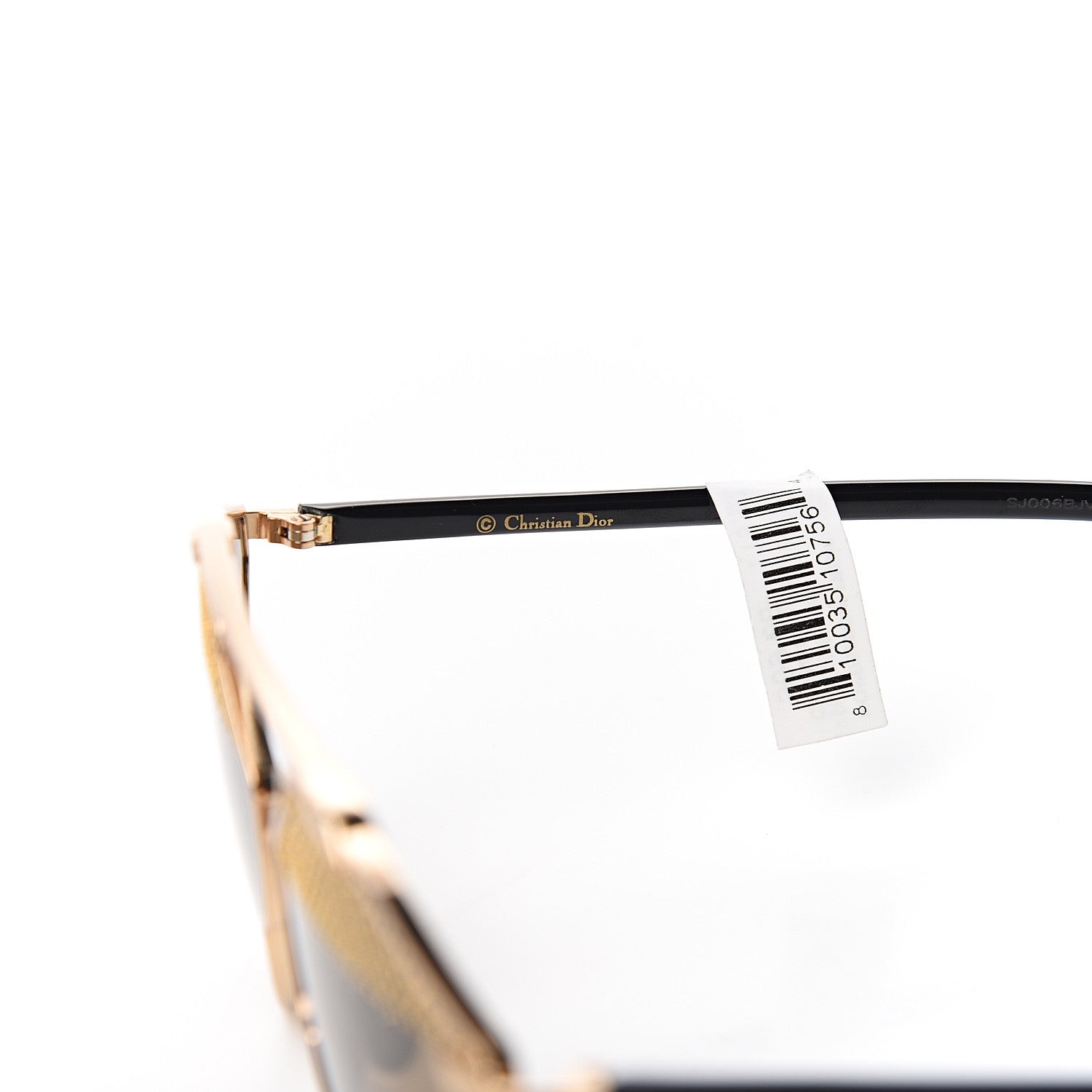 Christian Dior Studded So Real Sunglasses Gold 6 of 8