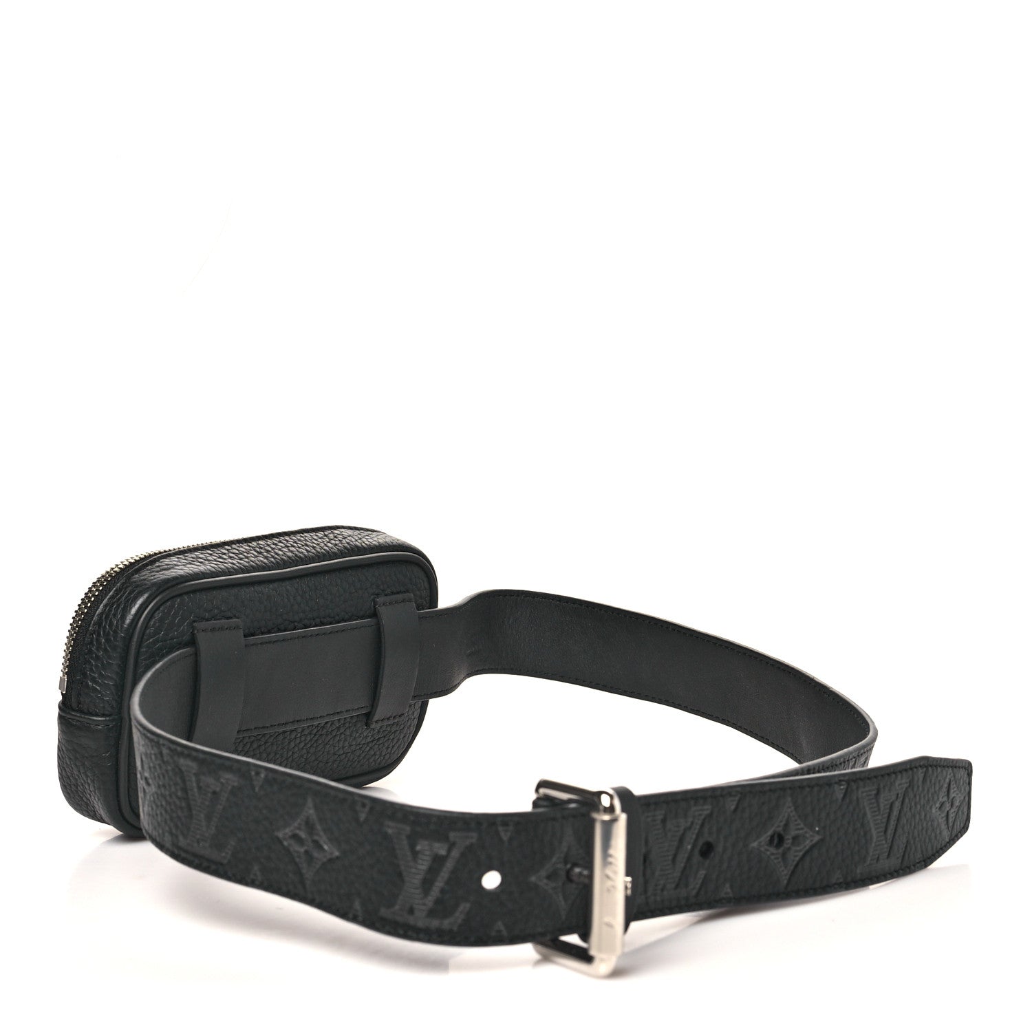 Louis Vuitton Taurillon Shadow Belt Bag 90 36 Black 3 of 9