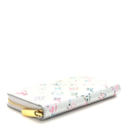 Louis Vuitton Metallic Monogram LV Garden Zippy Wallet Silver 4 of 6