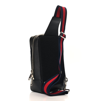 Gucci GG Supreme Monogram Web Belt Bag Black Grey 3 of 10