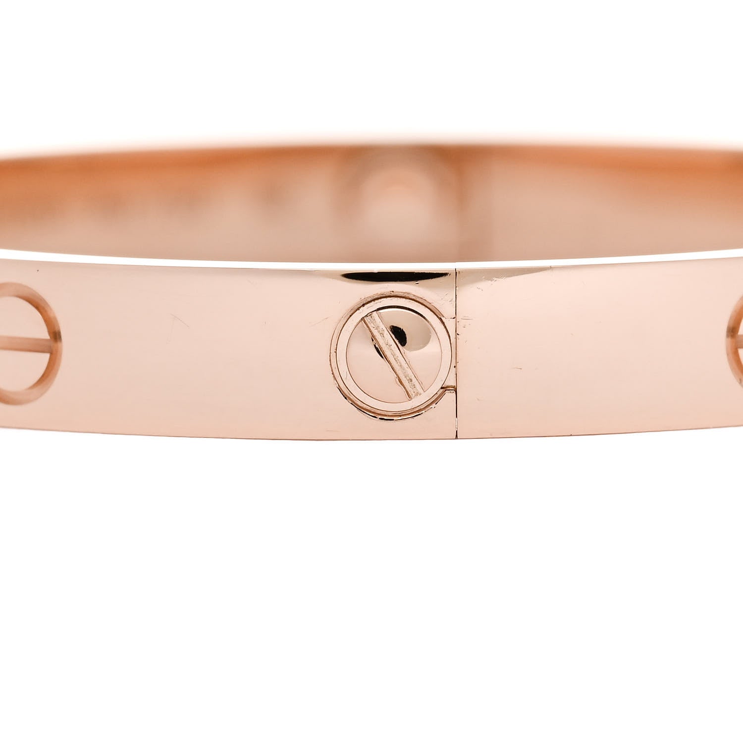 Cartier 18K Pink Gold LOVE Bracelet 17 4 of 9