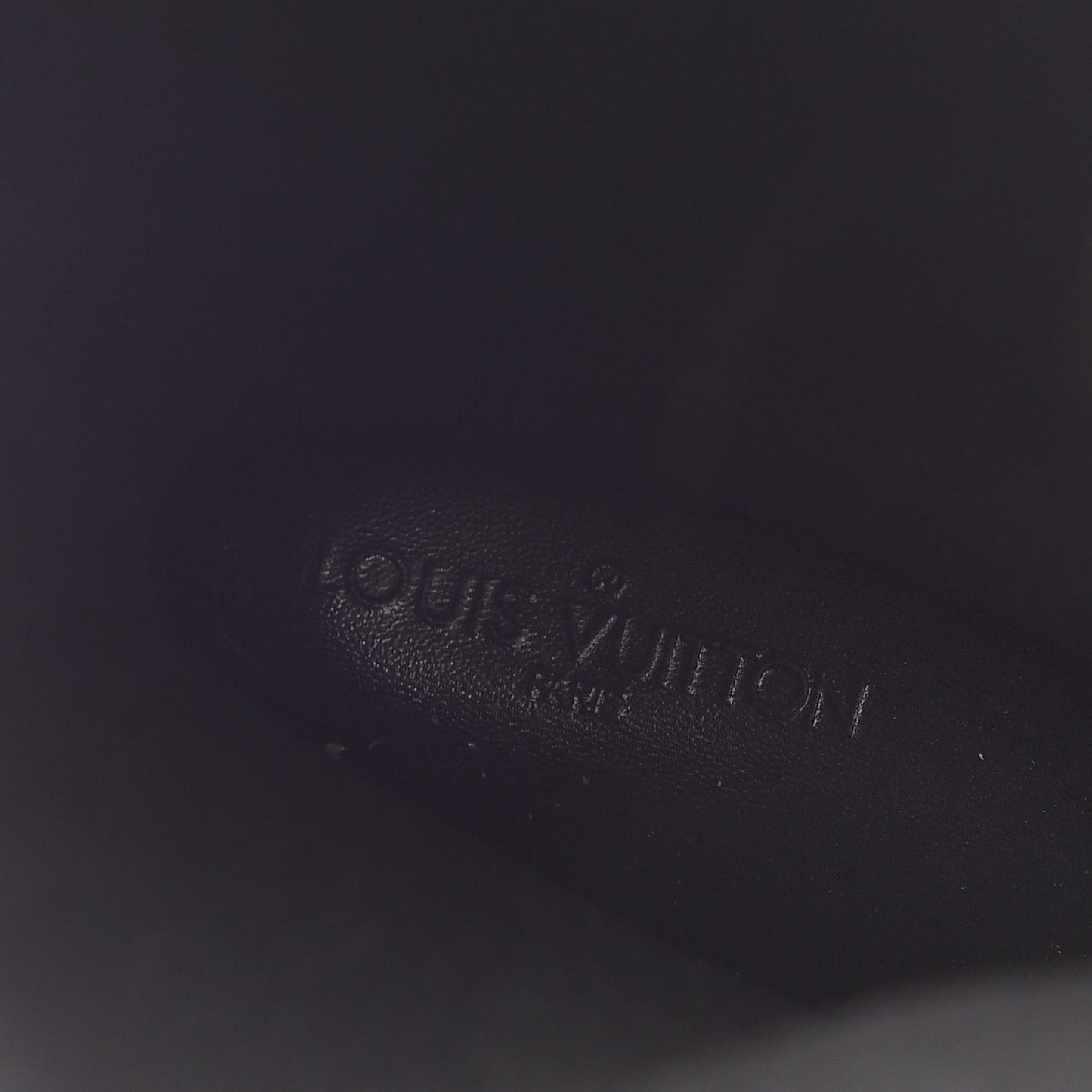 Rubber Embossed Monogram Splash Rain Boots 37 Black