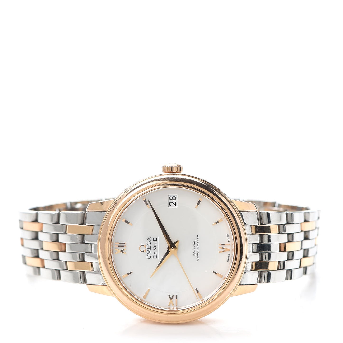 Stainless Steel 18K Red Gold 36mm De Ville Co-Axial Automatic Watch 424.20.37.20.02.002