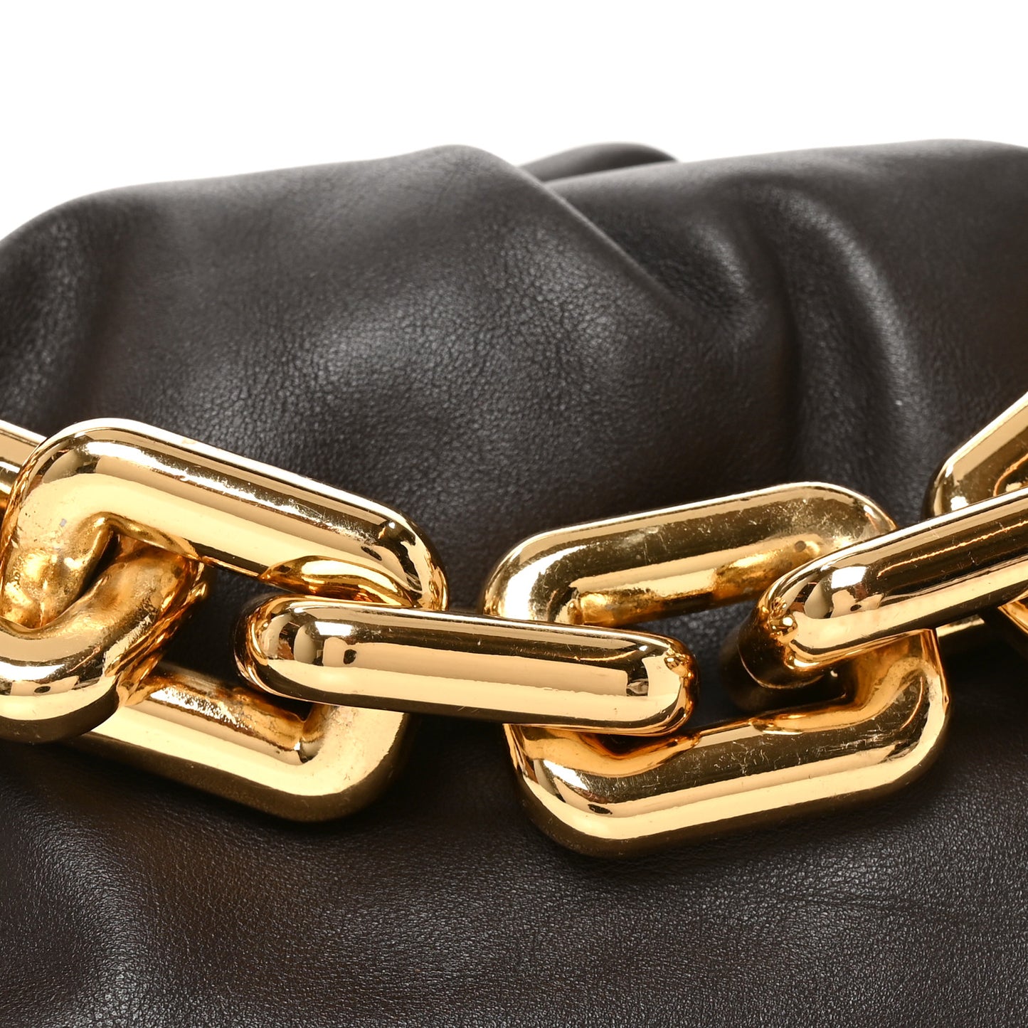 Calfskin The Pouch Chain Grape