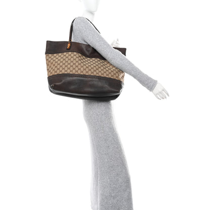 Gucci Monogram Medium Laidback Crafty Tote Dark Brown 2 of 15