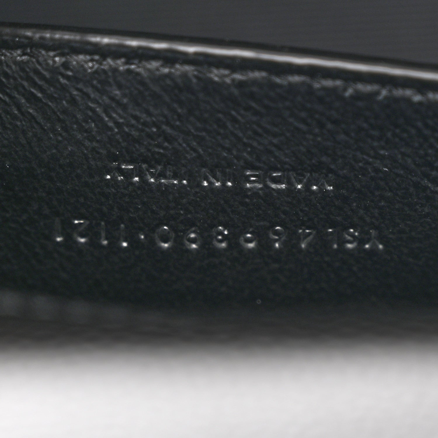 Saint Laurent Grain De Poudre Small Monogram Monochrome Kate Satchel Black 7 of 13
