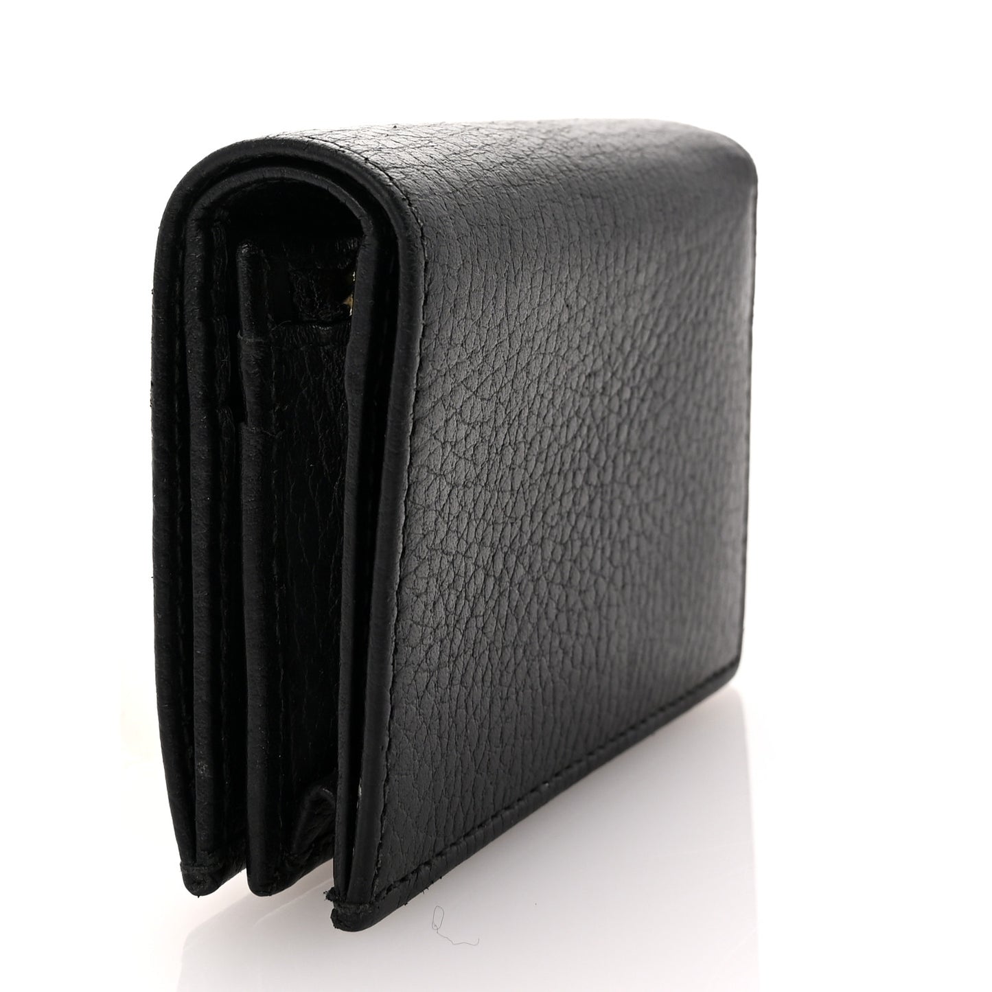 Dollar Calfskin GG Marmont Wallet Black Black