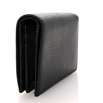 Gucci Dollar Calfskin GG Marmont Wallet Black Black 3 of 8