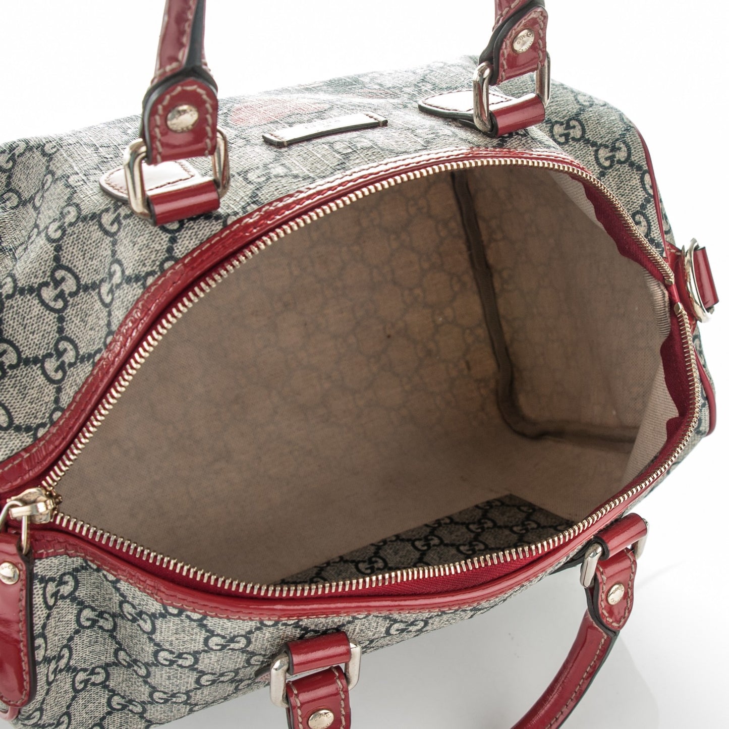 GG Plus Monogram Tattoo Heart Medium Joy Boston Red