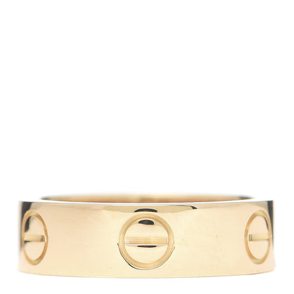 Cartier 18K Yellow Gold 5.5mm LOVE Ring 52 6 3 of 4