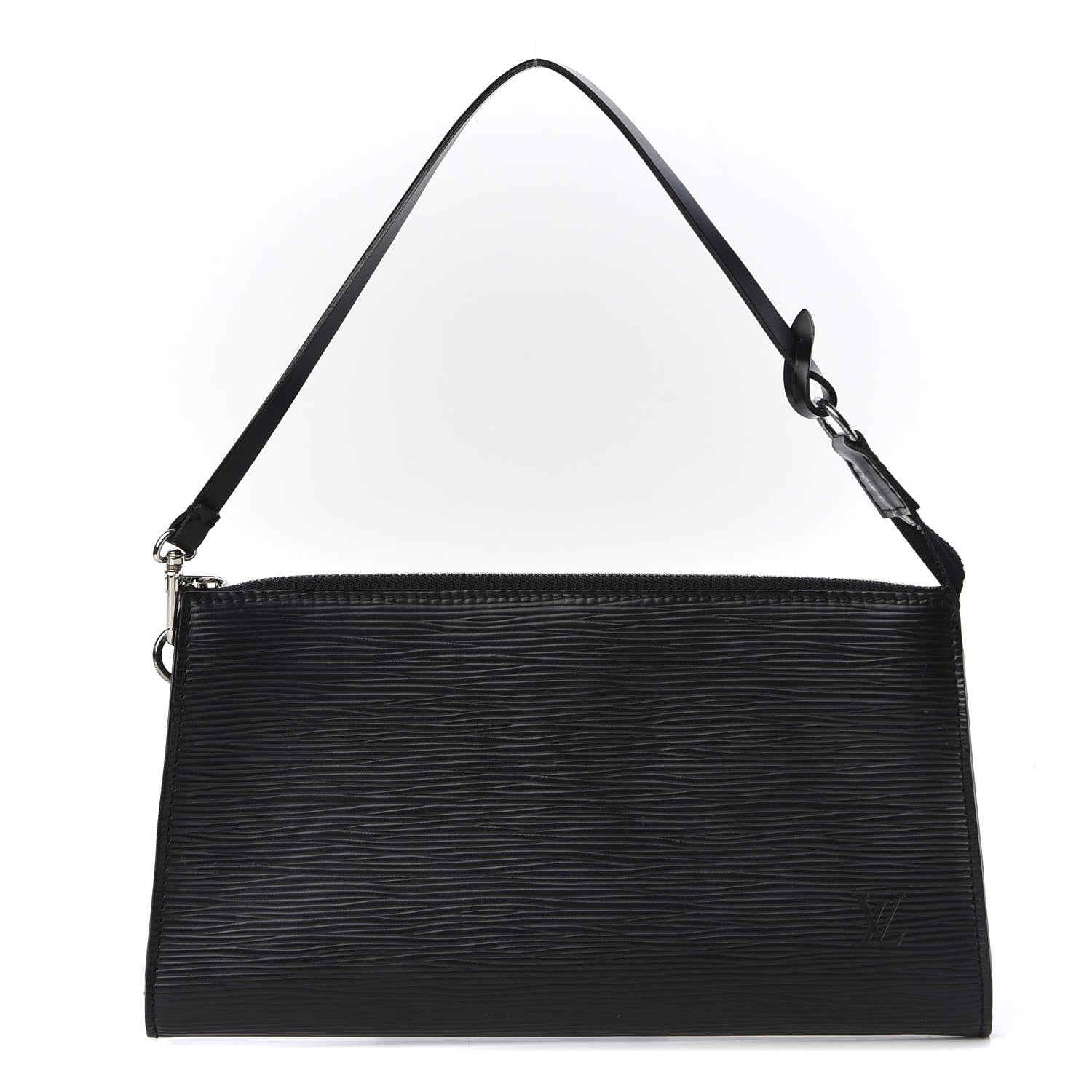 Louis Vuitton Epi Pochette Accessories 24 Black 1 of 8