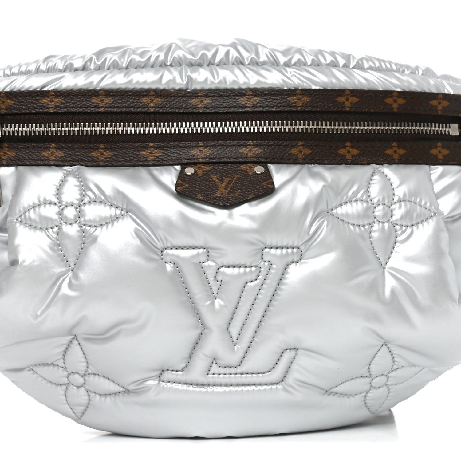 Louis Vuitton Econyl Monogram Pillow Bumbag Silver 6 of 8
