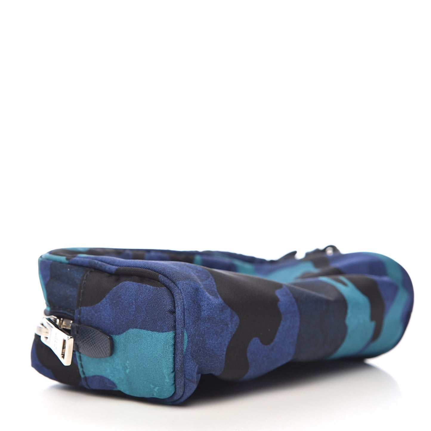 Tessuto Nylon Camouflage Cosmetic Pouch Royal