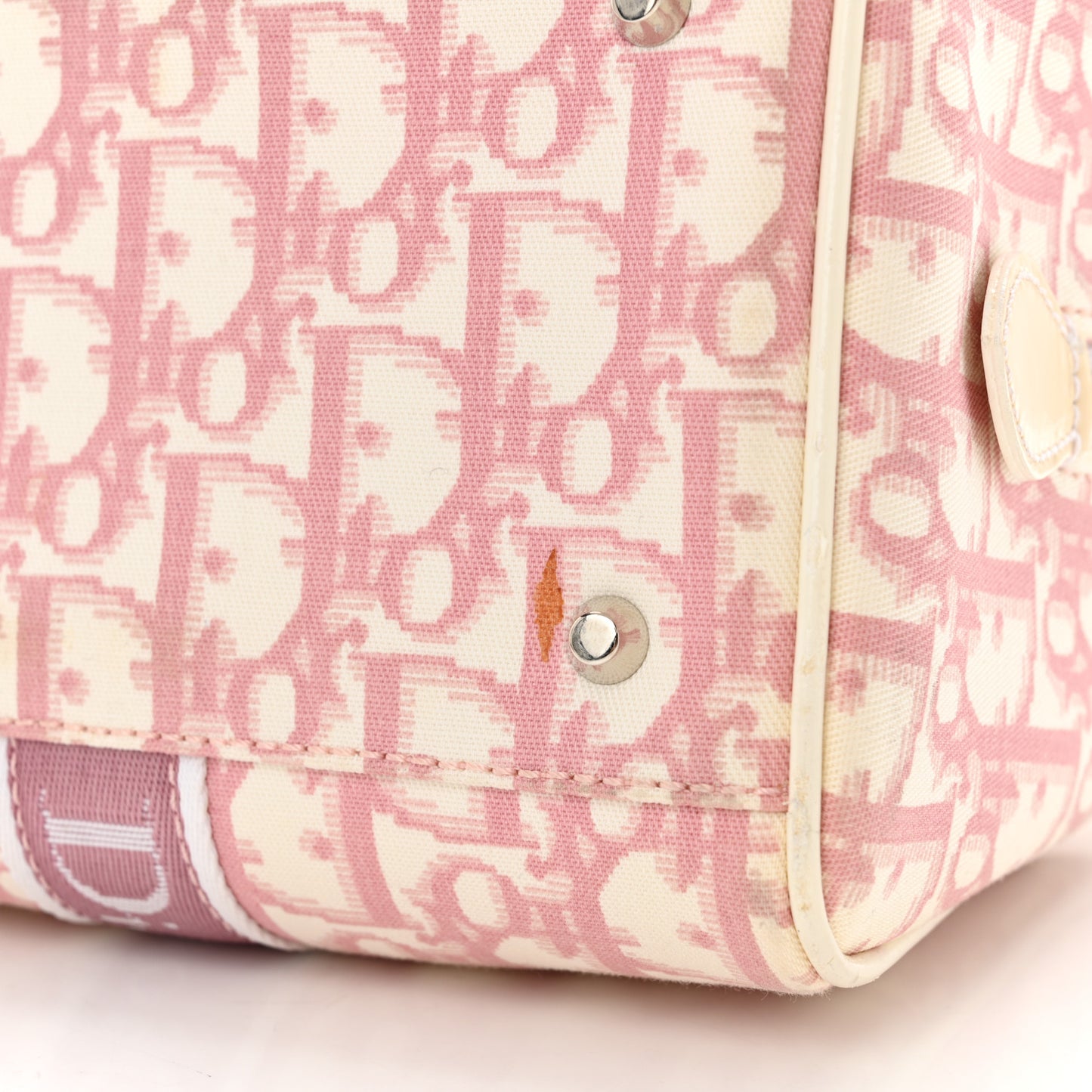 Monogram Girly Boston Pink