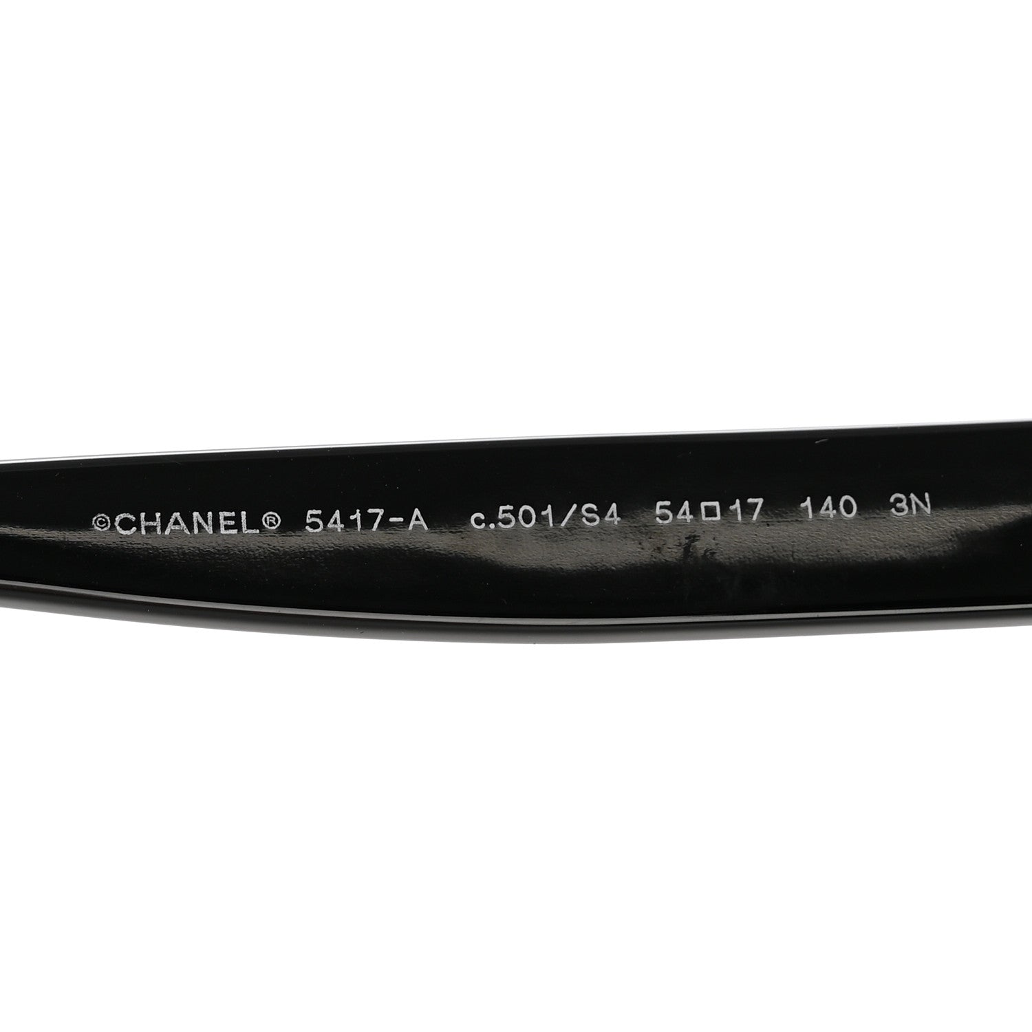 Chanel Acetate Polarized Square Sunglasses 5417-A Black 5 of 8