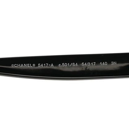 Chanel Acetate Polarized Square Sunglasses 5417-A Black 5 of 8